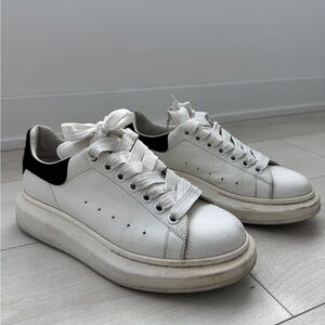 Alexander McQueen White and Black Sneakers